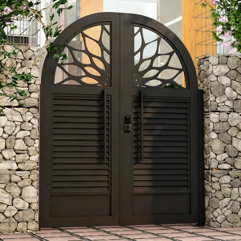 Arched pedestrian gate
