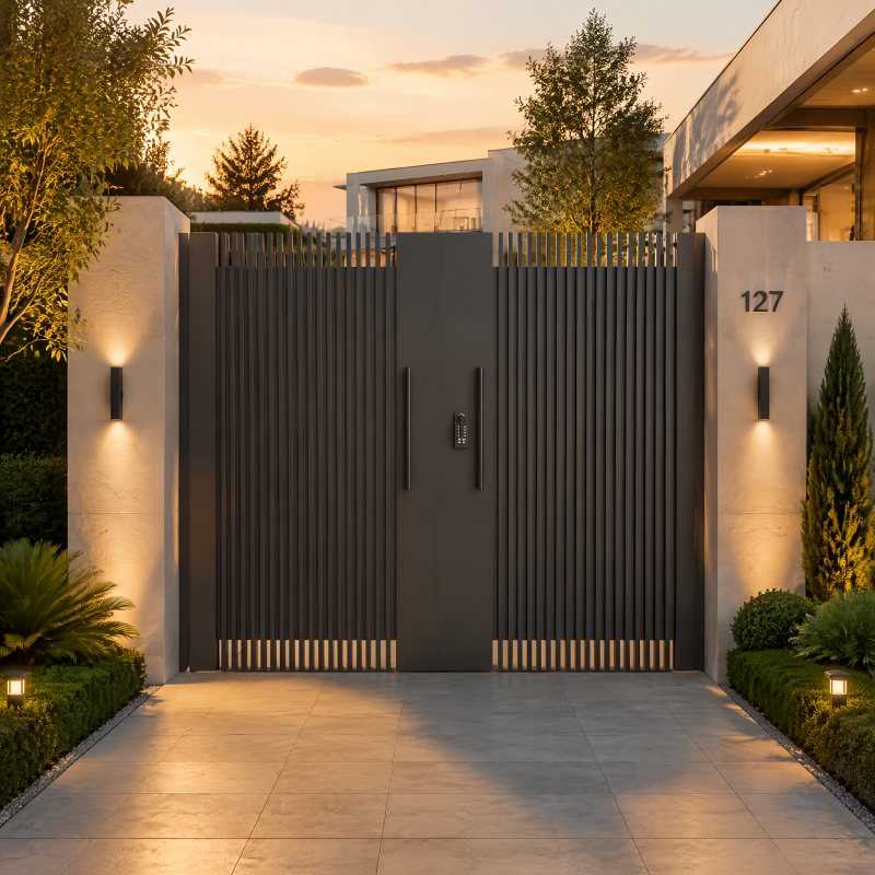 security aluminum swing gate