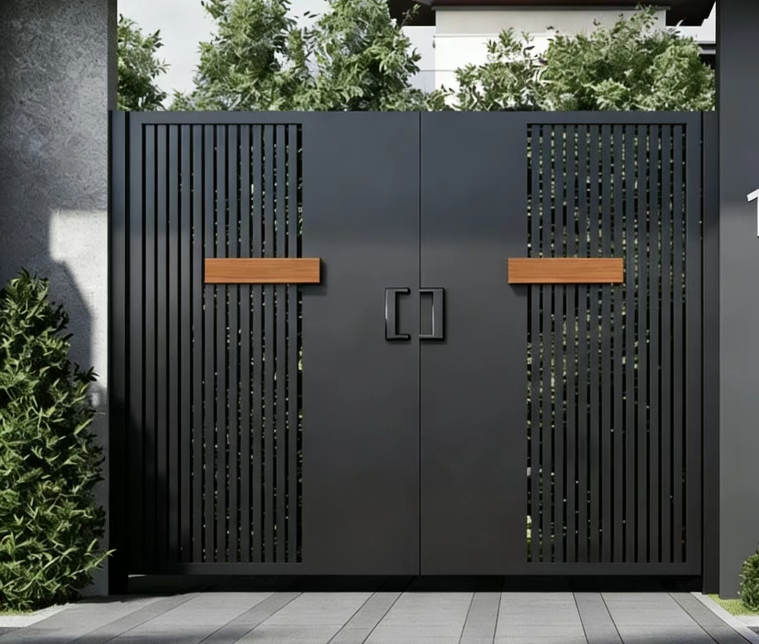 Laser engraving swing gate