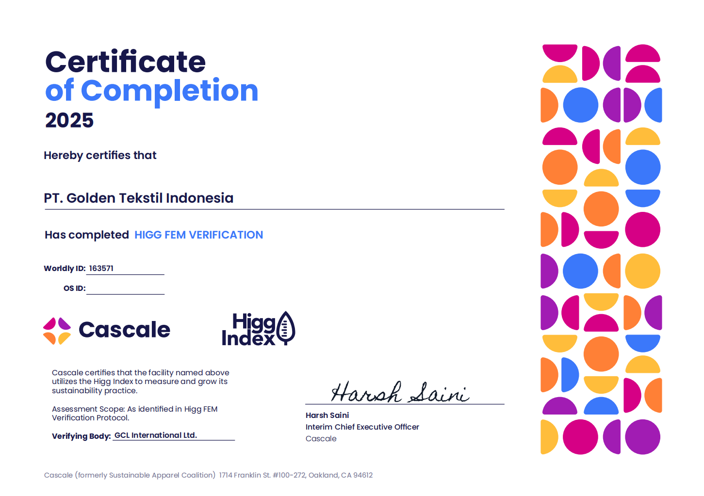 Higg FEM VERIFICATION