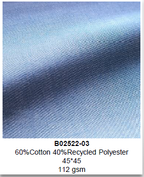 B02522-03 Cotton Recycled Polyester