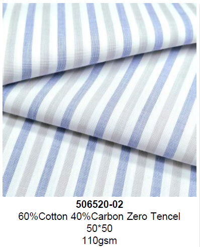 506520-02 60% Cotton 40% Carbon Zero Tencel