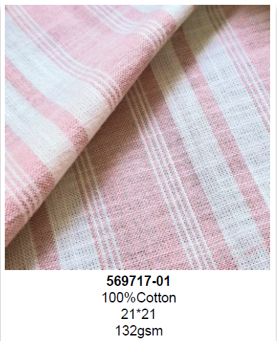 569717-01 100% Cotton Linen Looks