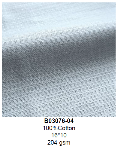 B03076-04 100% Cotton Heavyweight