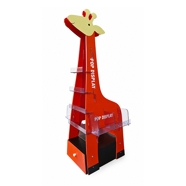 MDF and acrylic gift POP display, model THE-CTD103, for boxed gift merchandising