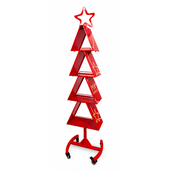 Metal gift POP display, model WNH043, for retail gift merchandising