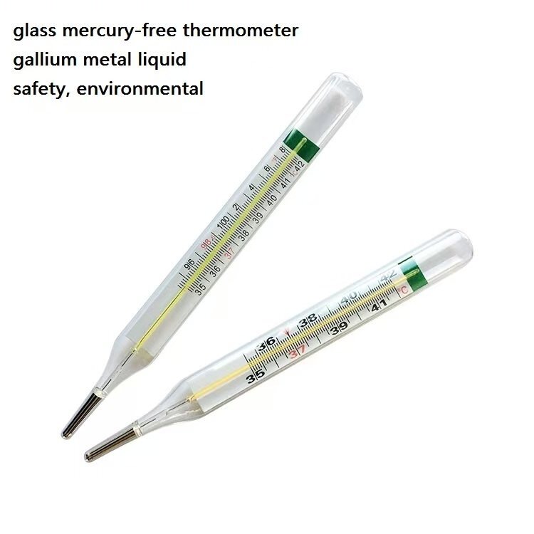 Mercury-free clinical thermometer for medical and home use