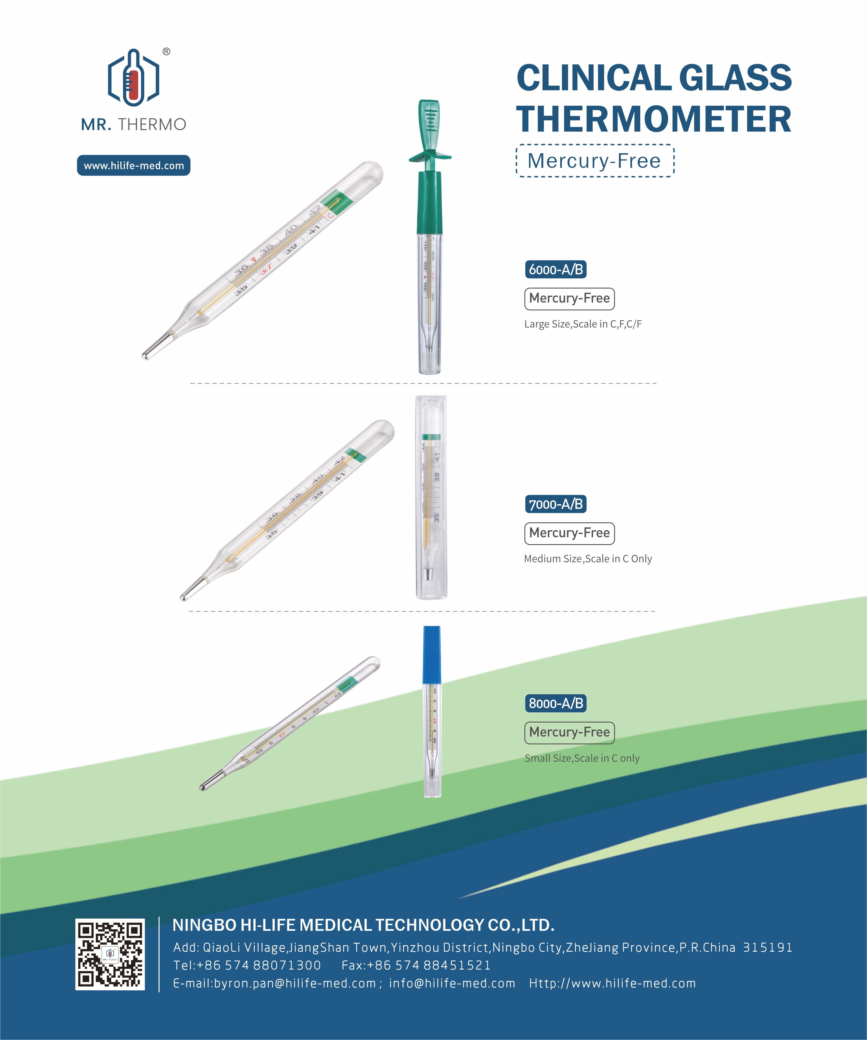 CLINICAL GLASS THERMOMETER