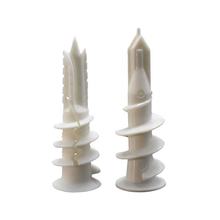 Drywall Anchor Plastic Fasteners Bolt Nylon Plastic Thread Anchor Self Tapping Screws For Gypsum Board