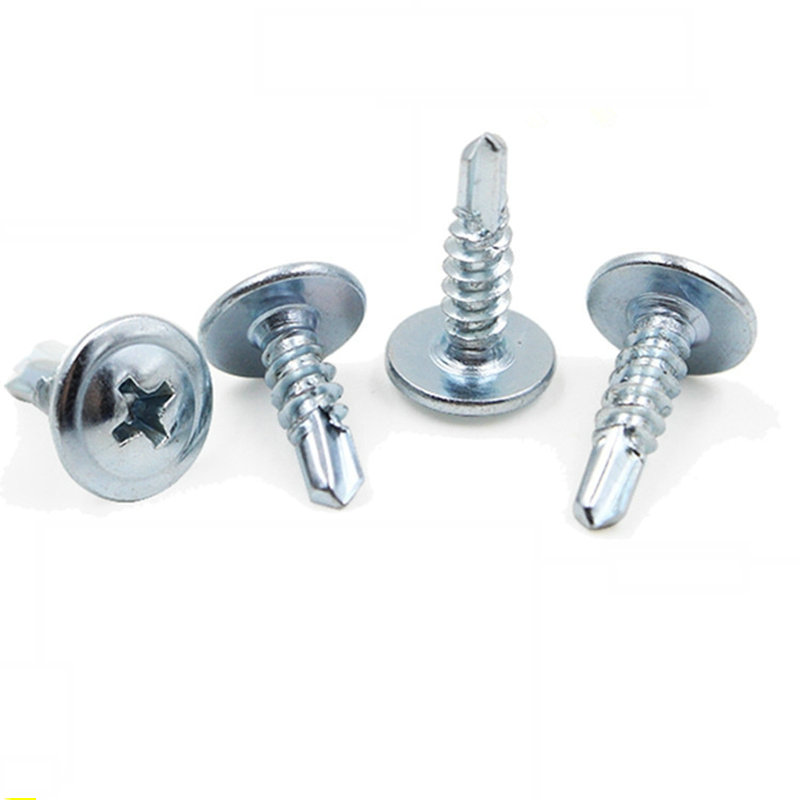 Wafer head self drilling screws