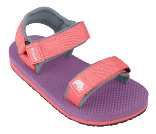 Fipper Champ children rubber slipper with support foam designed for toddlers