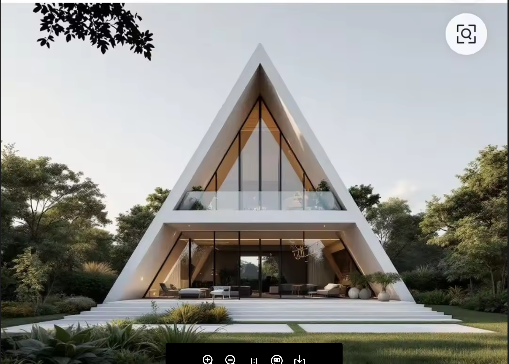 Light Steel Modular A‑Frame House