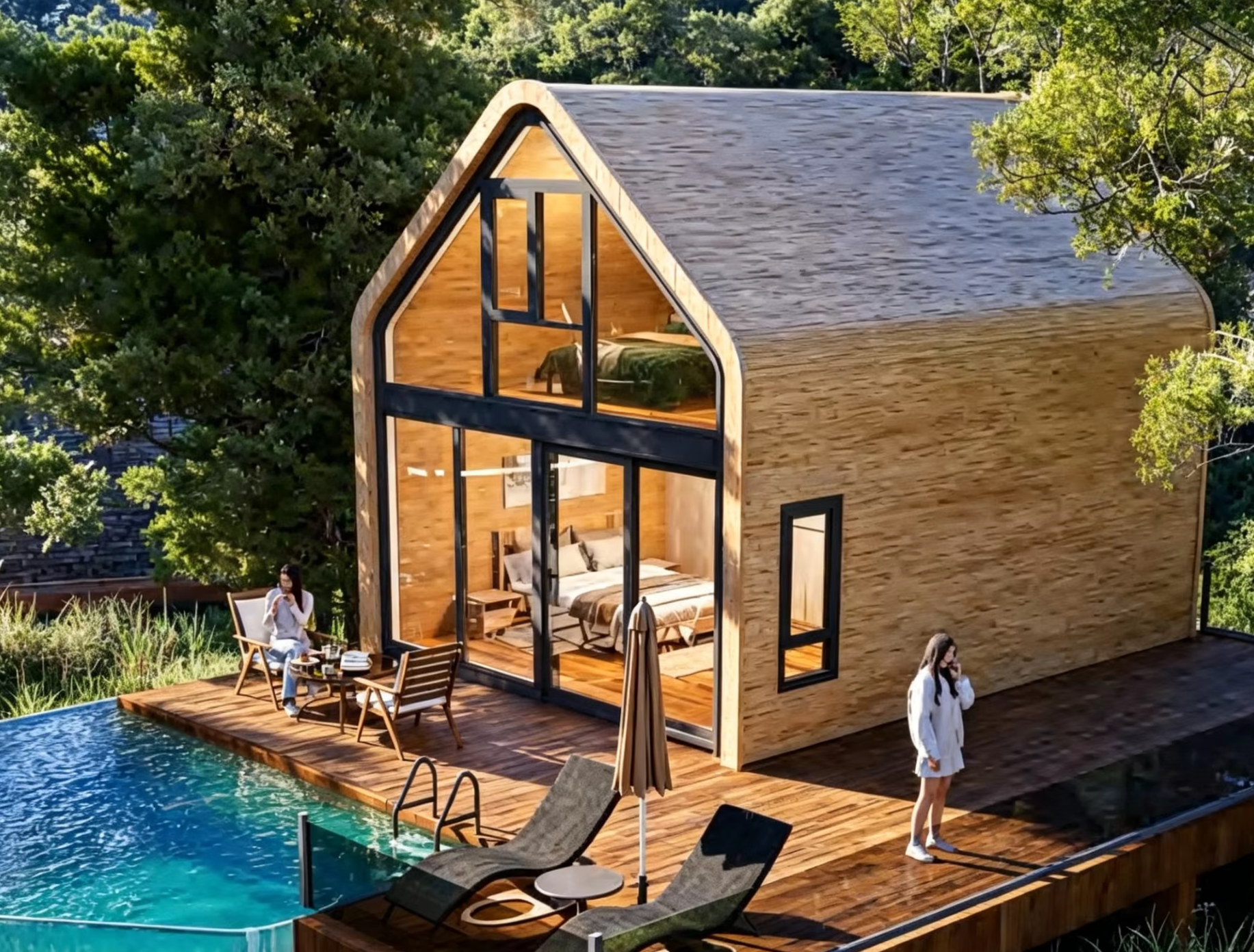 Double‑Story Light Steel Frame Modular Villa