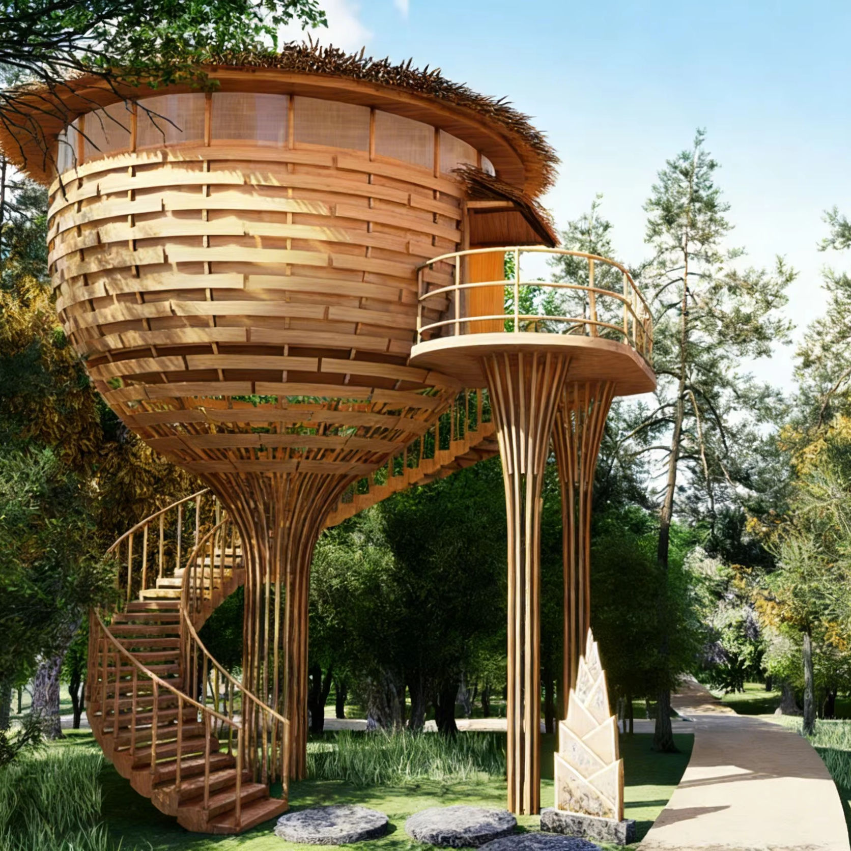 Influencer‑style Tree House