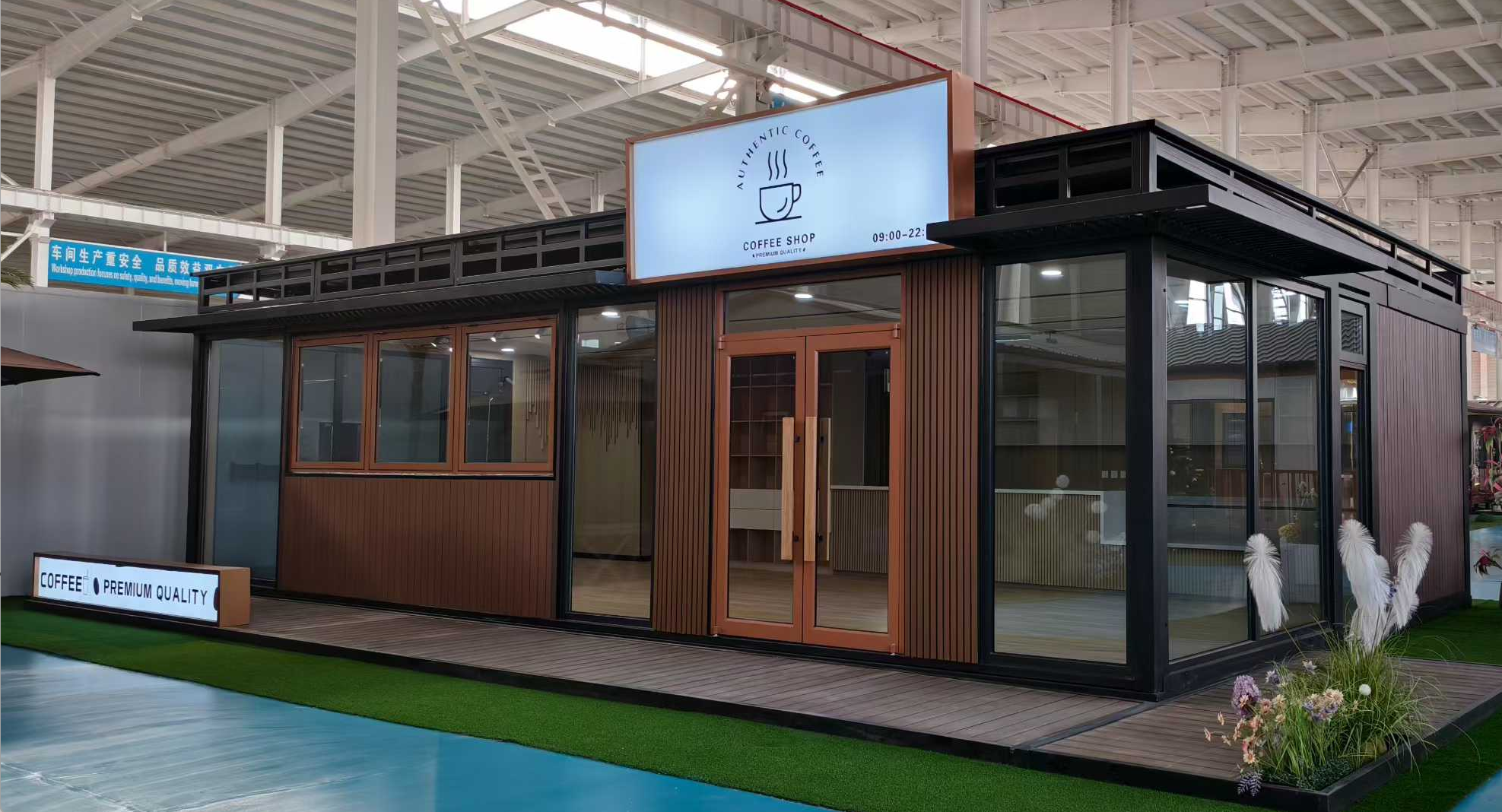 Double‑Wing Expandable Container Hous