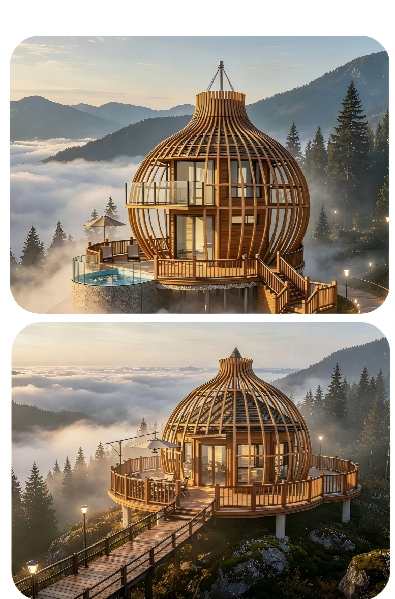 Classical Wooden Modular House