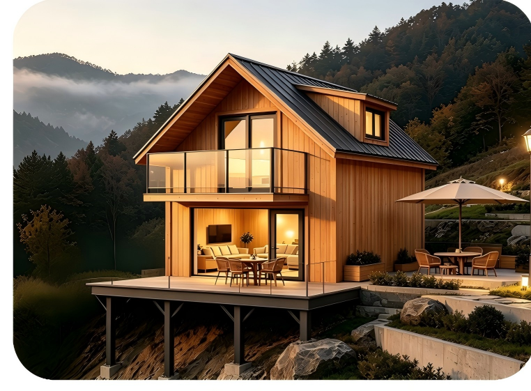 Two‑story Wooden House