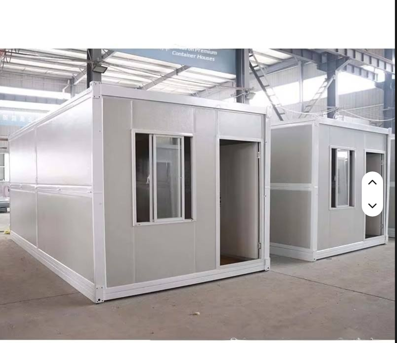 Foldable modular house in transport configuration