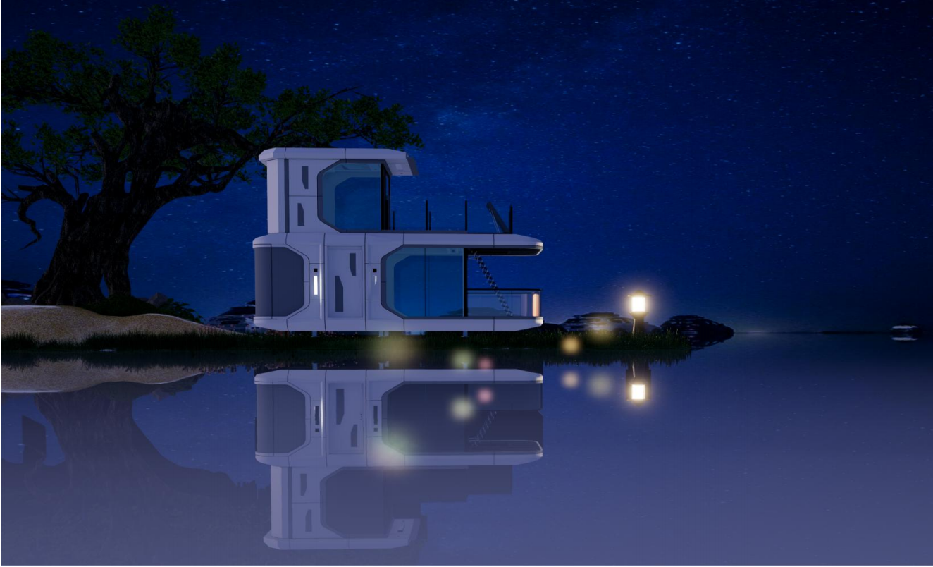 wo‑Story Space Capsule House