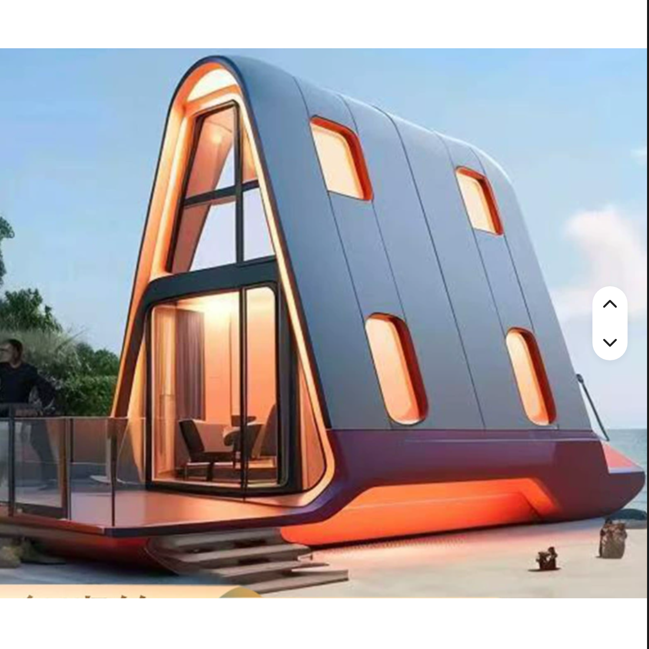 Triangular Space Capsule Hous