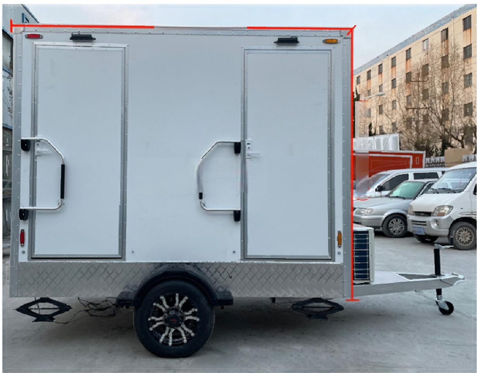 Steel‑Structure Trailer‑Mounted Toilet