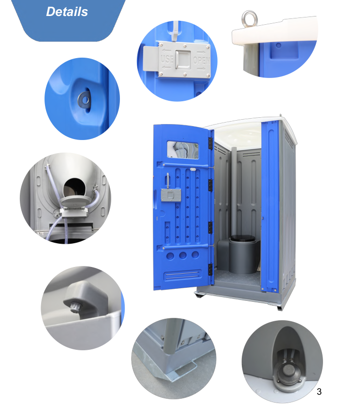 Plastic Portable Toilet