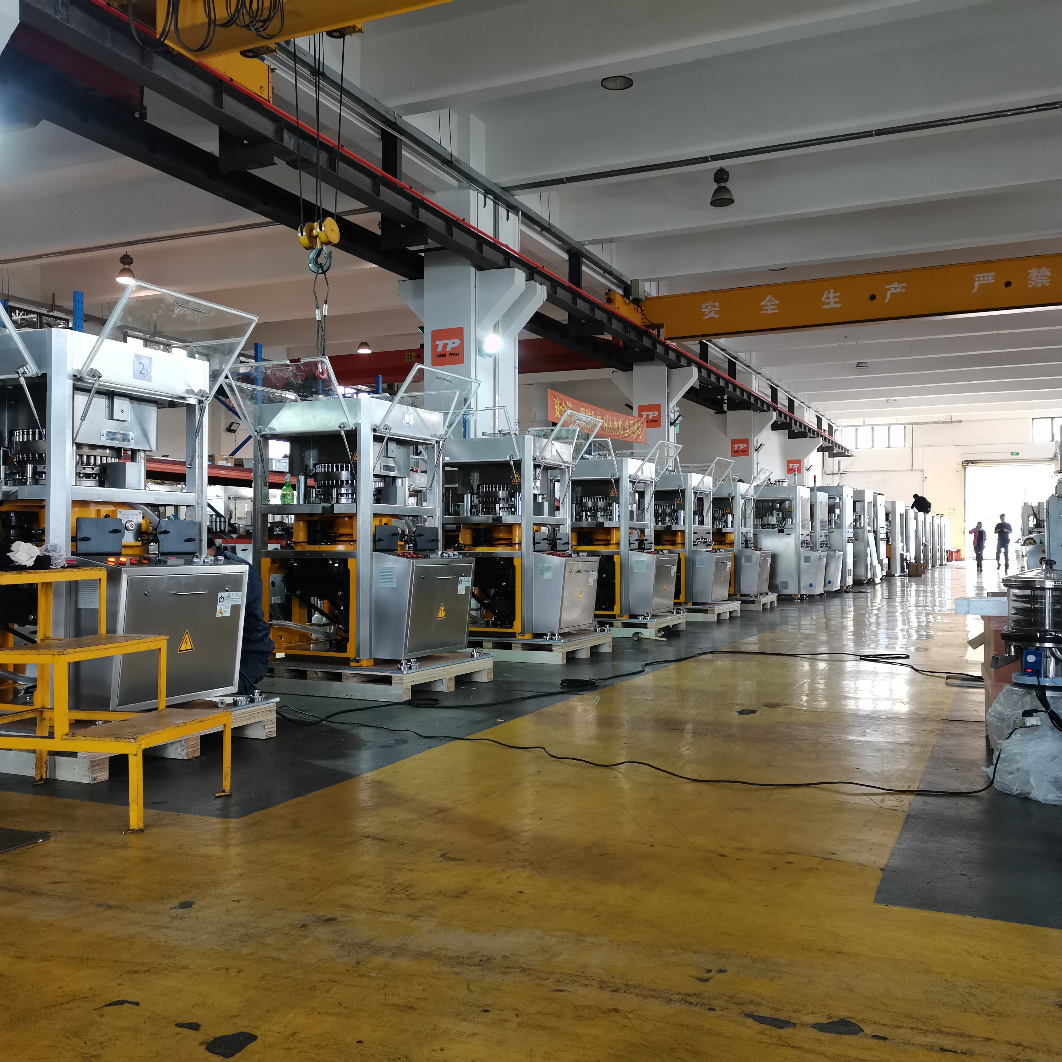 Assemble line 2 for tablet press machines