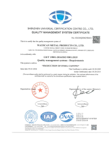 ISO 9001:2015 Quality Management System