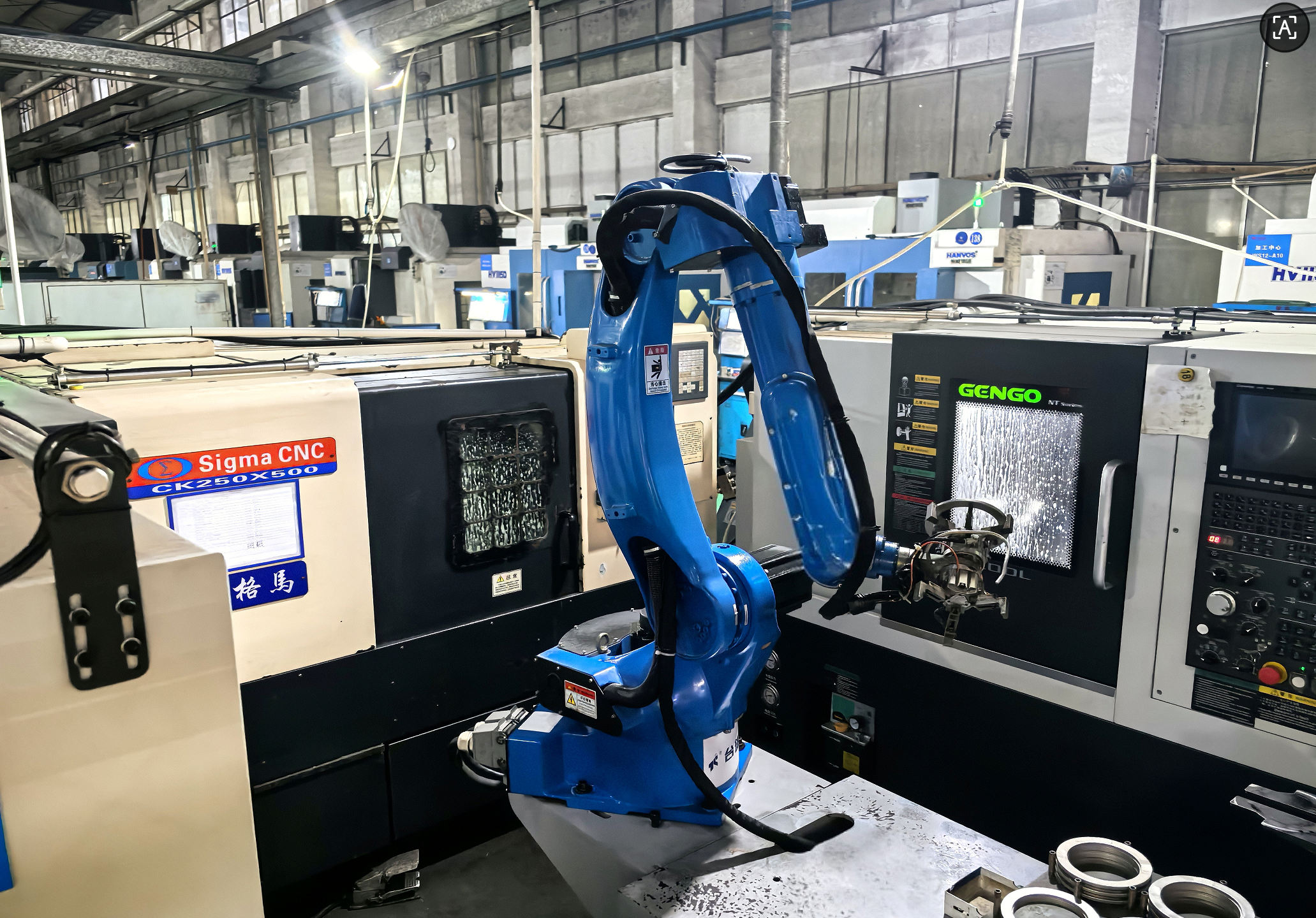 Steel casting production line for industrial equipment parts