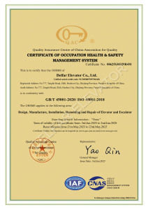 certificate of occupation helath & safety management system