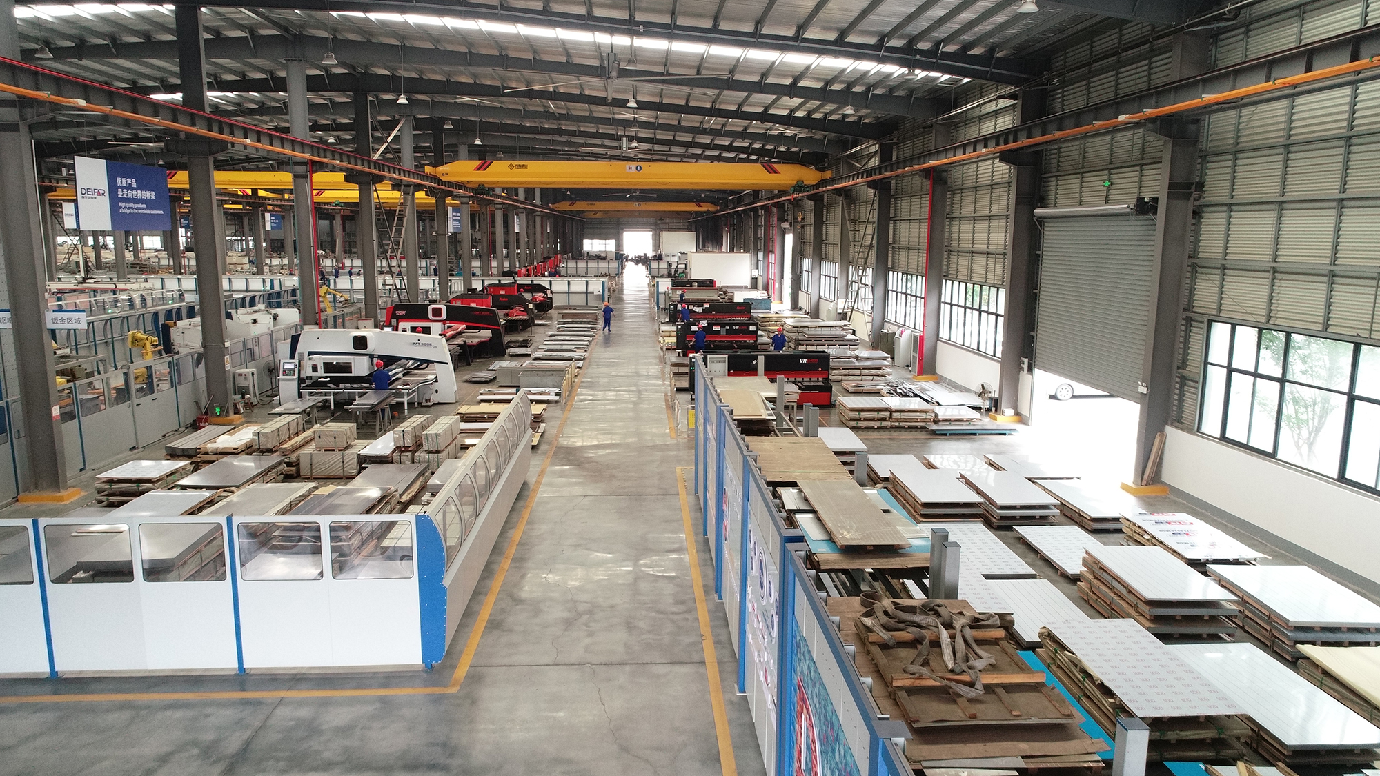 Delfar Elevator manufacturing workshop in Huzhou, Zhejiang