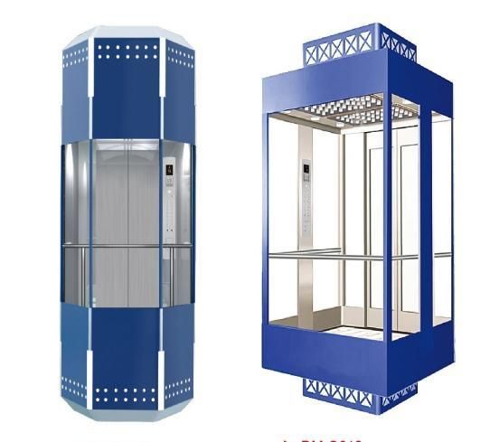 DPNO series observation elevator cabin interior