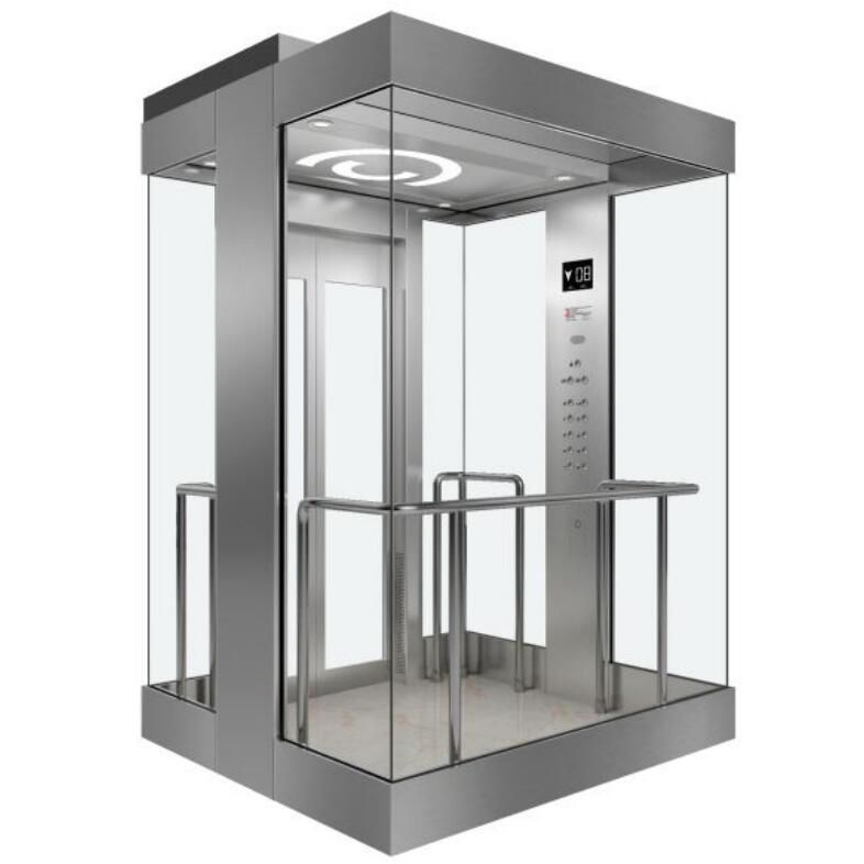 DPNO machine roomless observation elevator with panoramic view