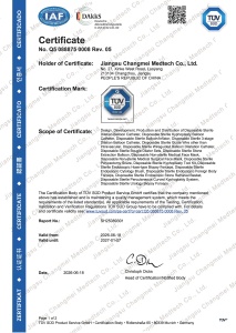 Quality Management System Certificate