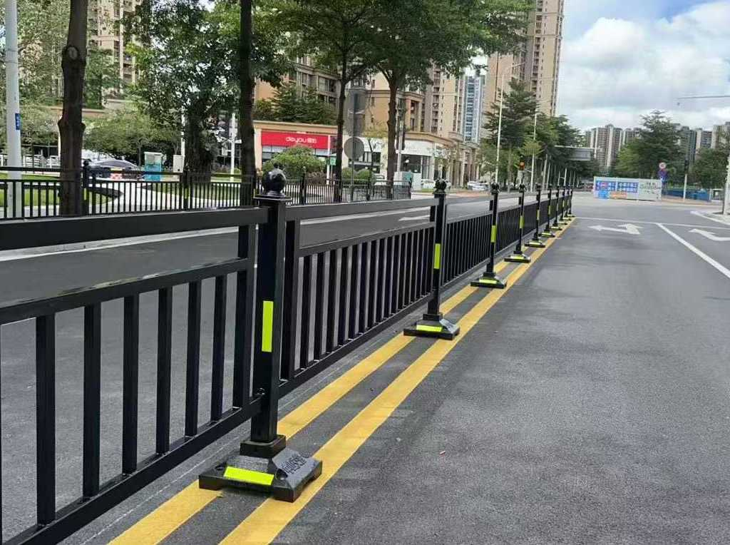 Guangzhou Standard Municipal Guardrail, model T002, for urban road median separation