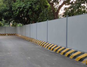 prefabricated steel construction hoarding
