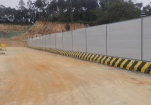prefabricated steel construction hoarding