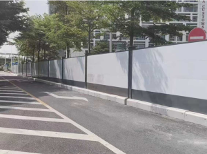prefabricated steel construction hoarding
