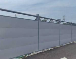 prefabricated steel construction hoarding