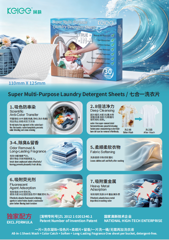 3 IN 1 LAUNDRY SHEETS