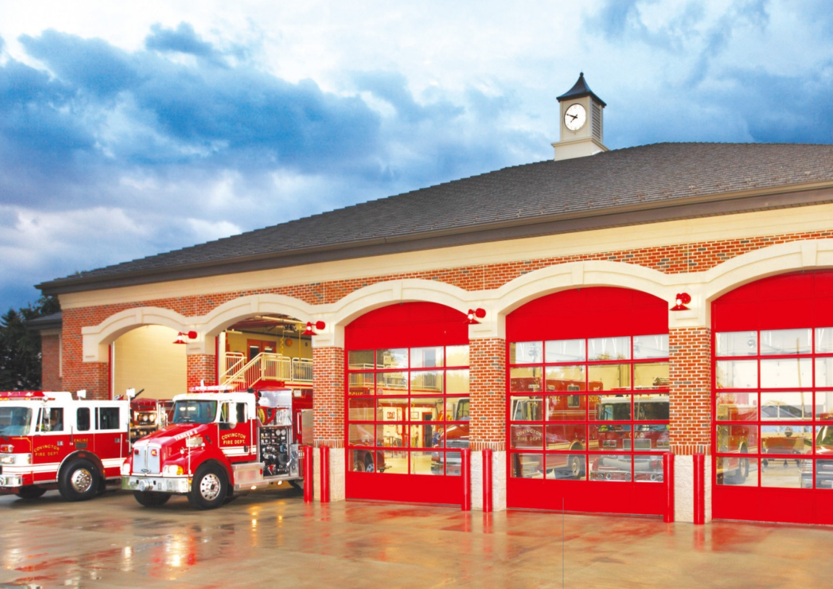 Firefighting Garage Door