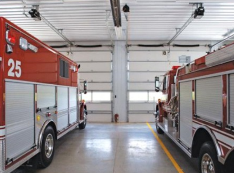 Firefighting Garage Door