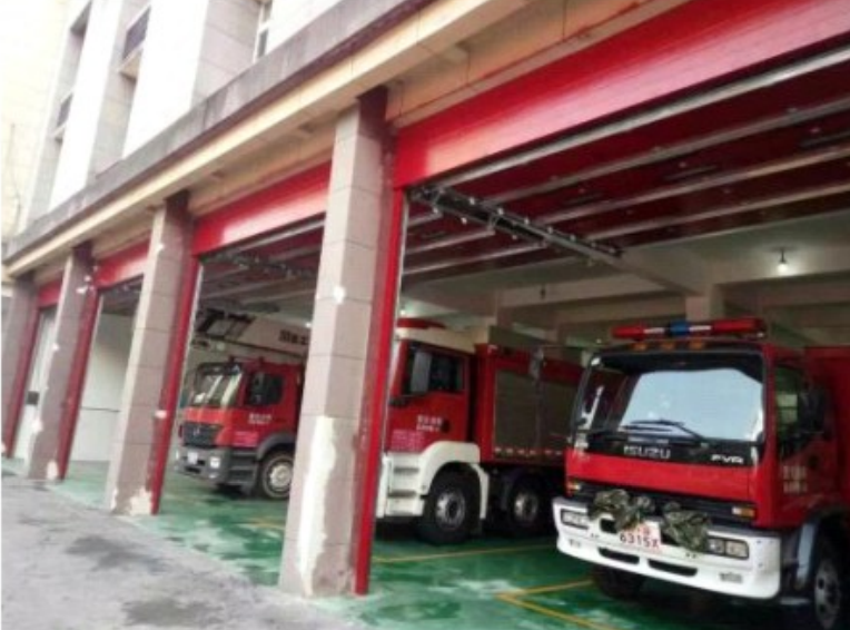 Firefighting Garage Door