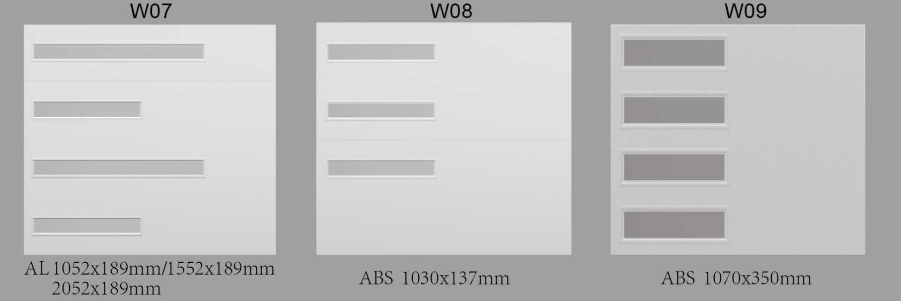 Door panel style