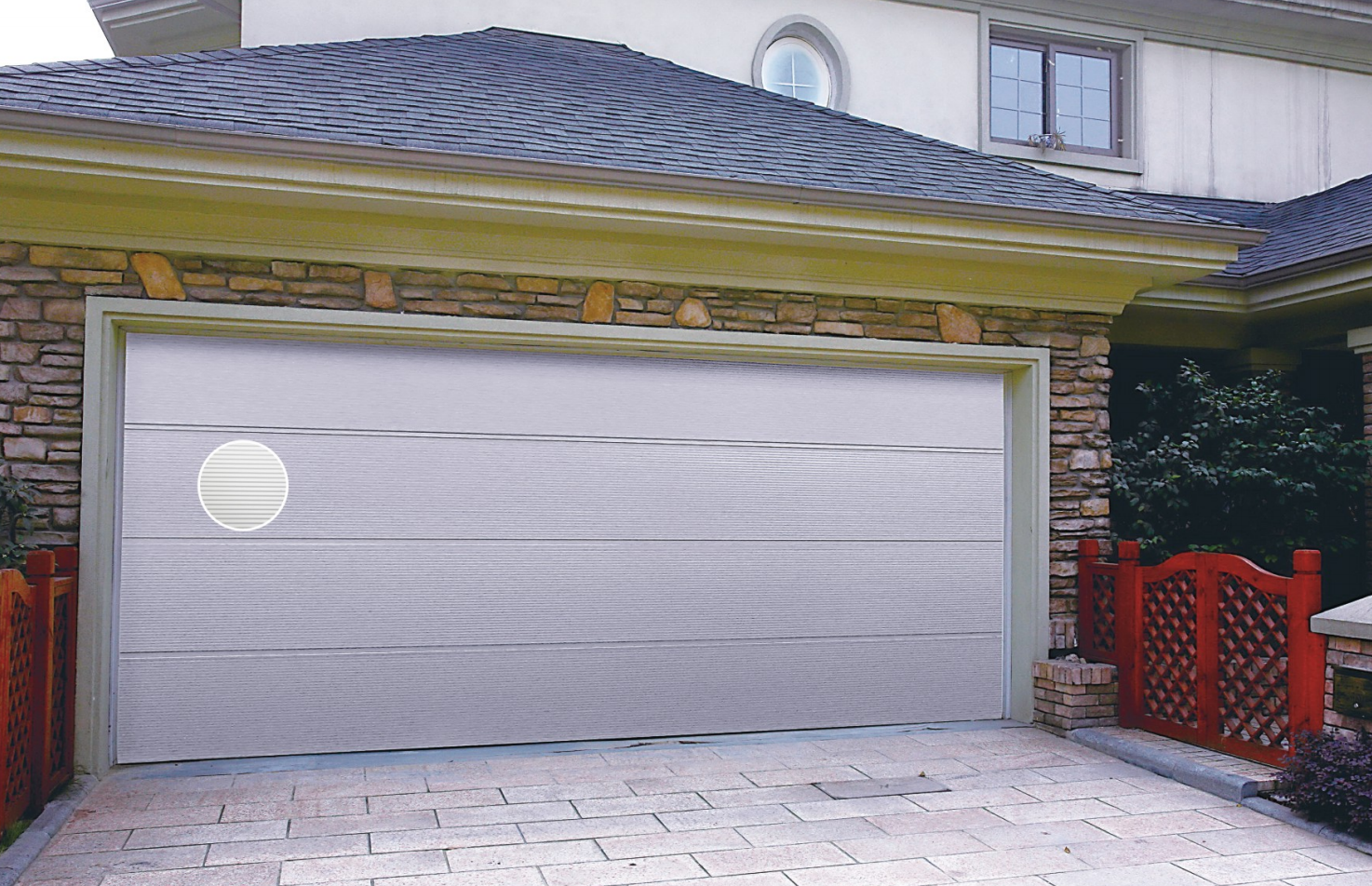 European  Micro-wave pattern garage door
