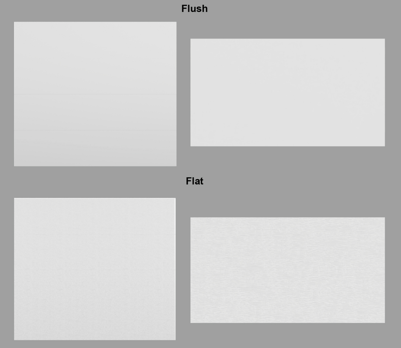 Door panel shape