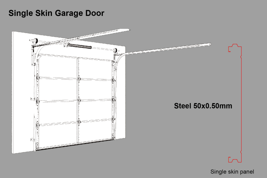 Single Skin Garage Door