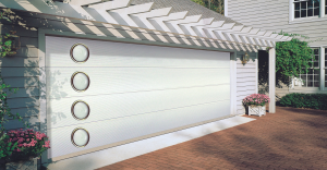 European Micro-Wave Pattern Garage Door