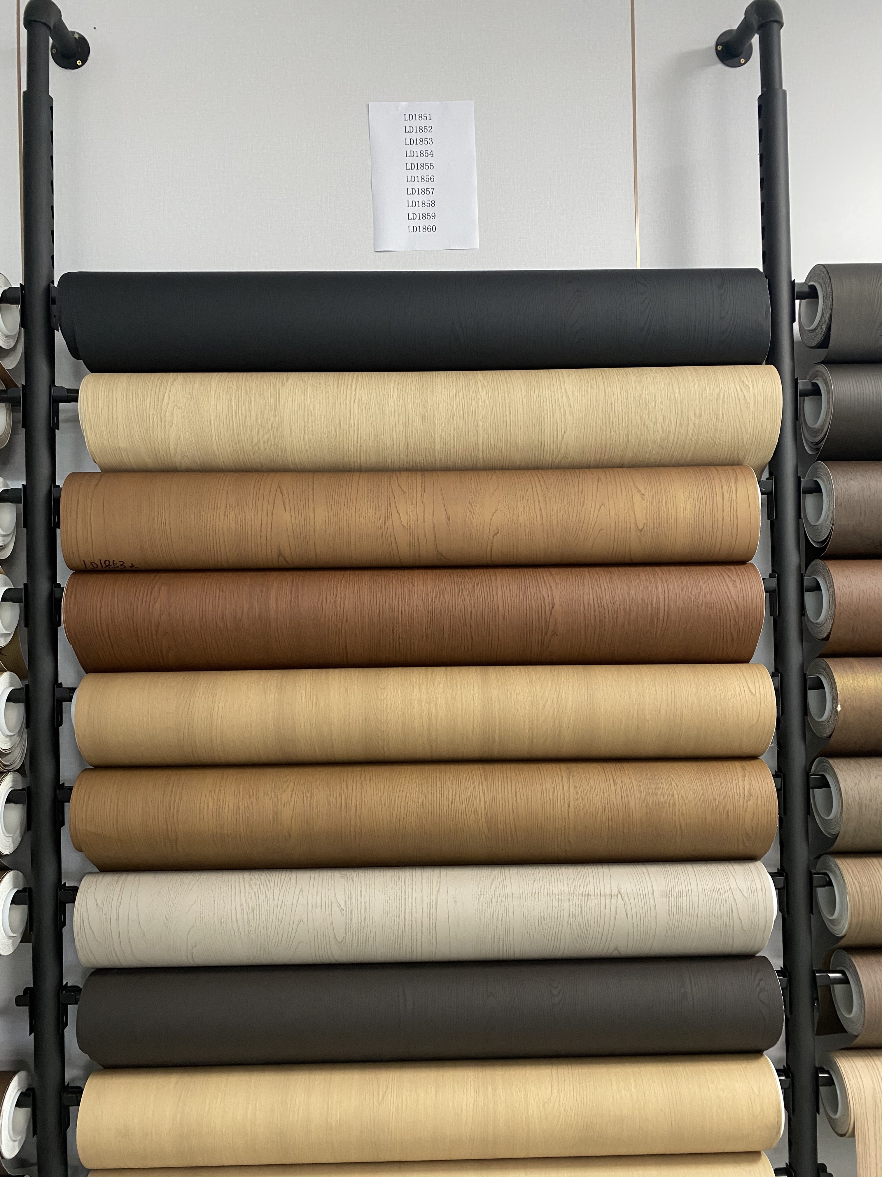 wood grain PVC lamination film