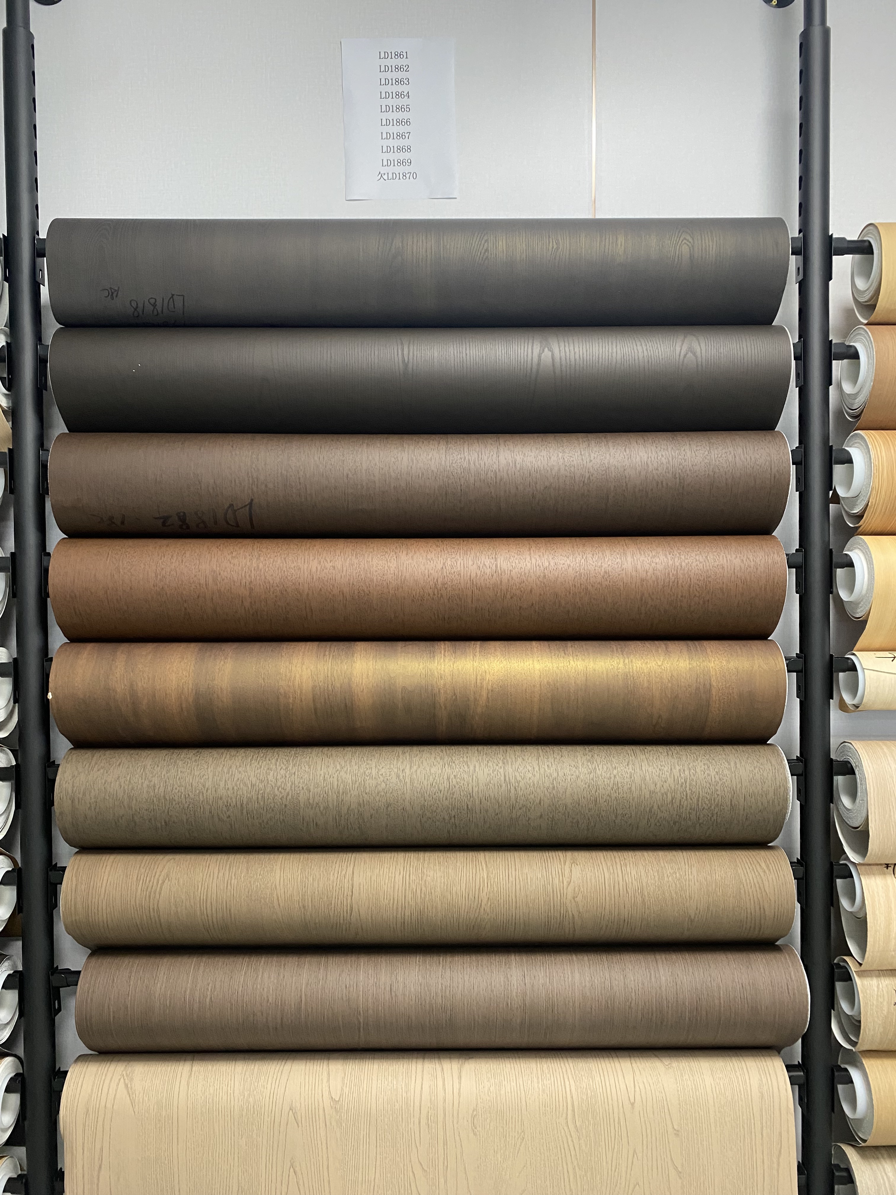 custom wood grain film